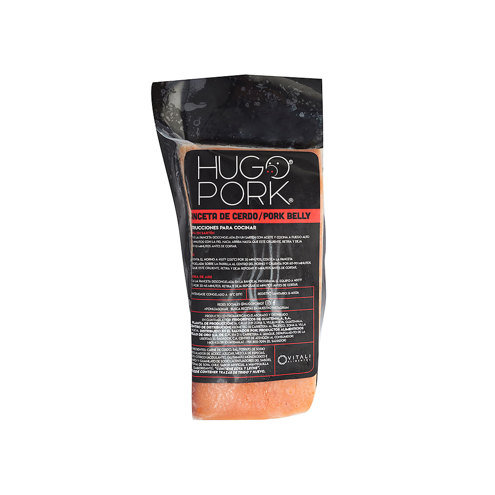 Panceta De Cerdo Hugo Pork 1.20Lb. Aprox.