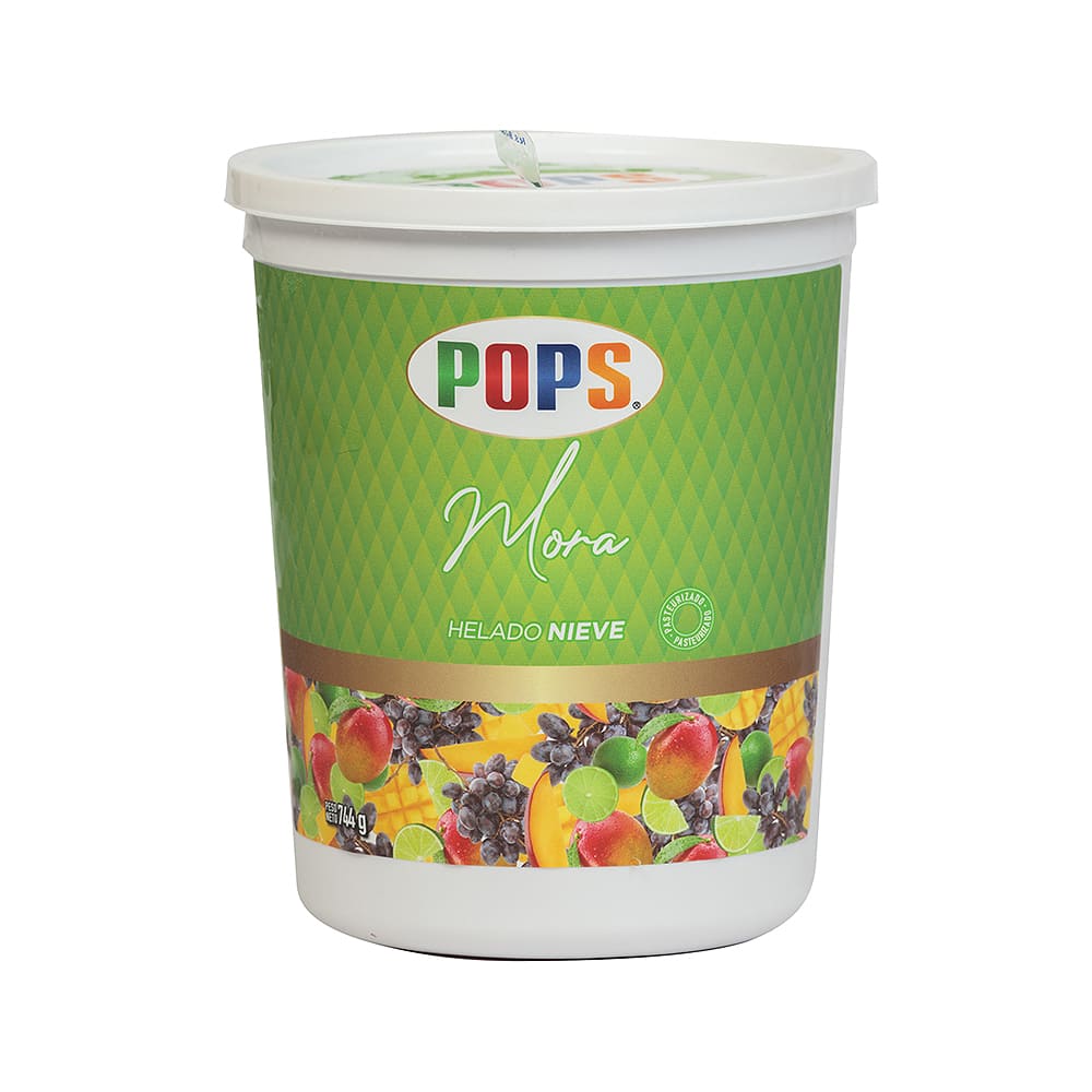 Helado Nieve Mora Pops