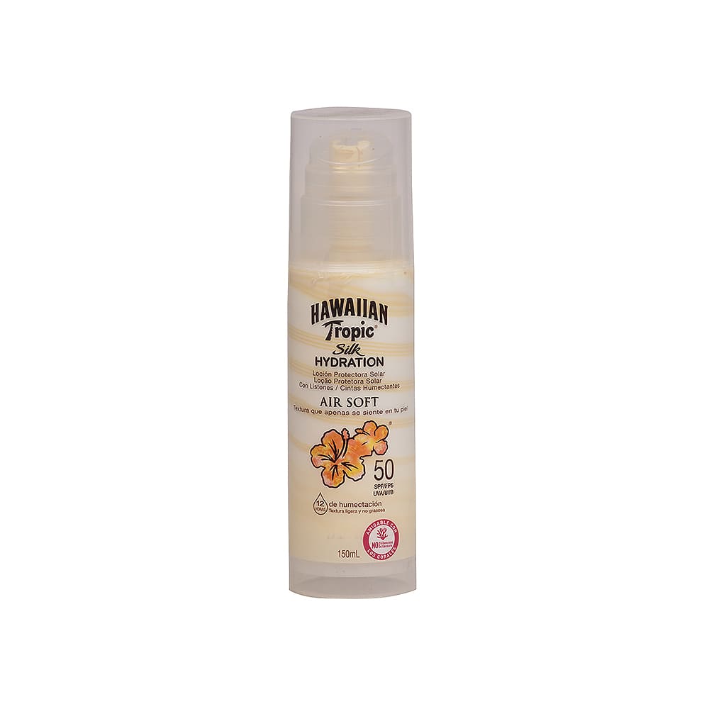 Bloqueador Silk Hidratación Air Soft FPS 50 Hawaiian Tropic