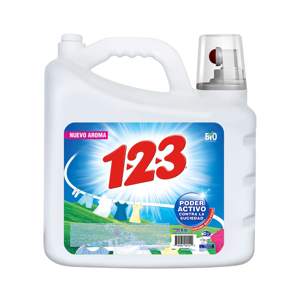 Detergente Líquido Original 1-2-3