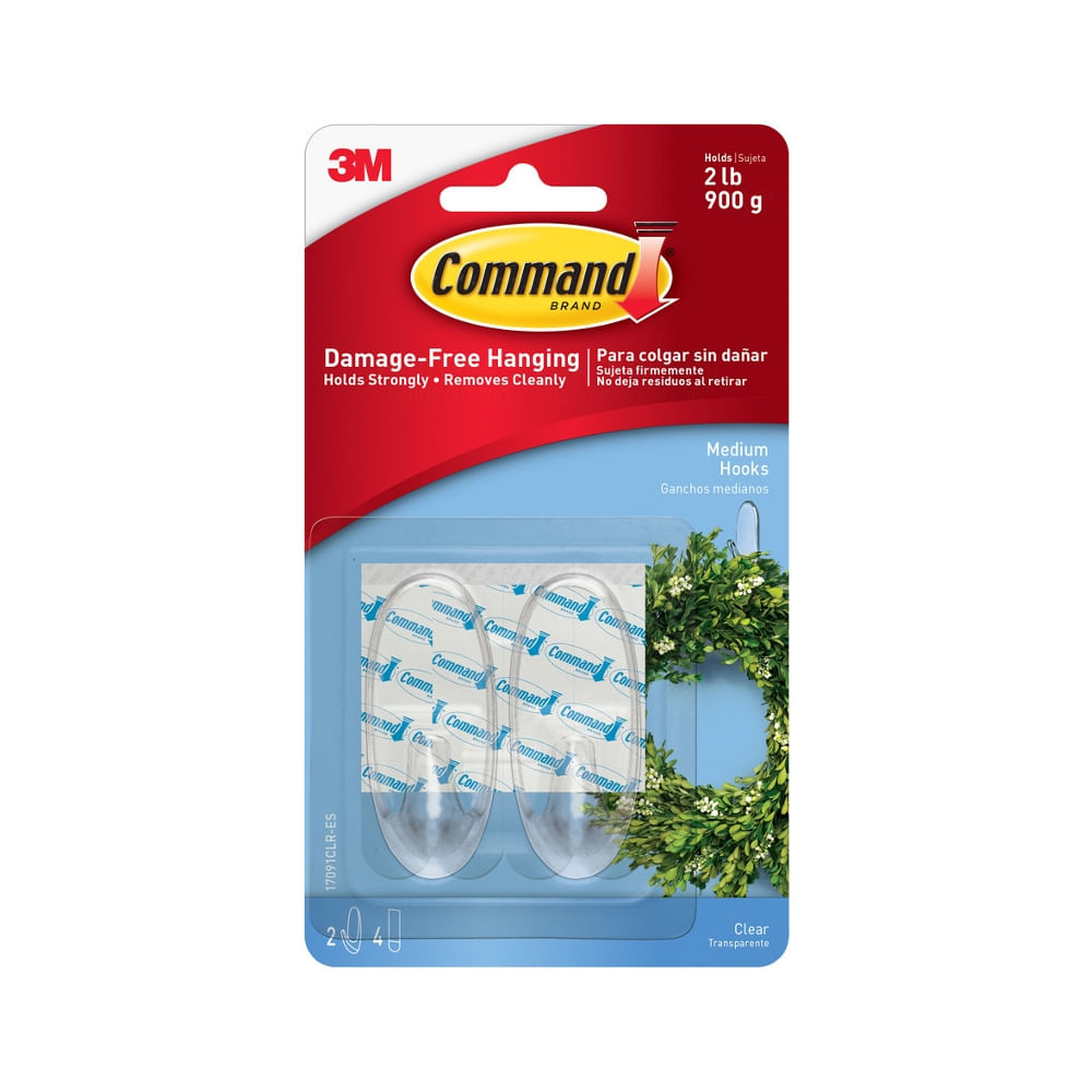 Gancho Transparente Command