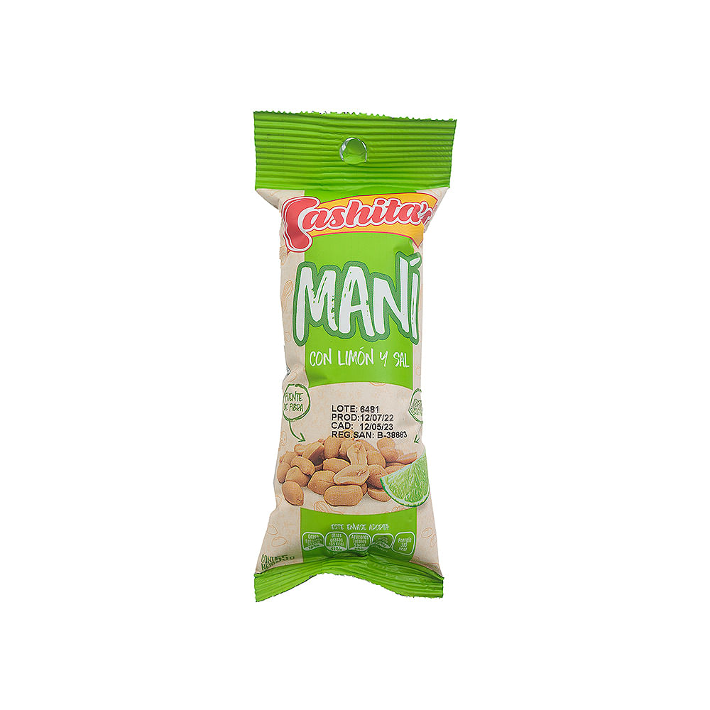 Maní Sal y Limón Cashitas