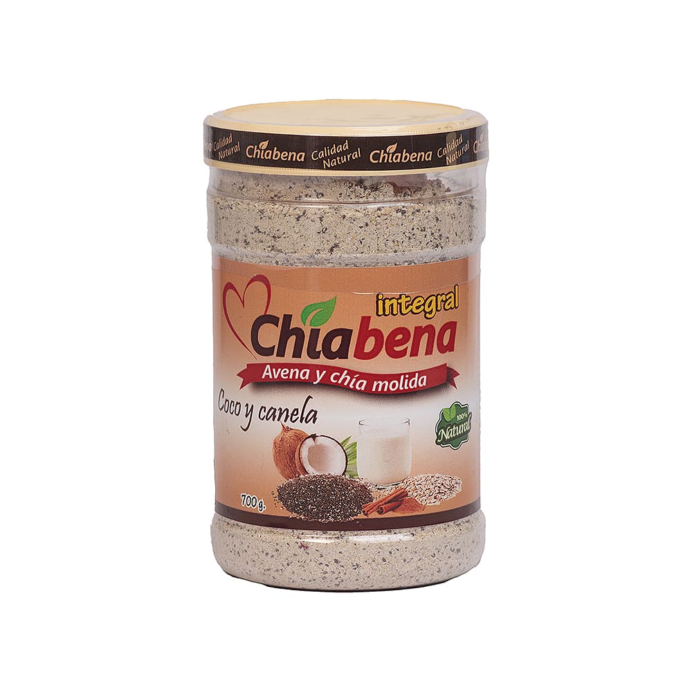 Avena Con Chía Coco Y Canela Integral Chíabena