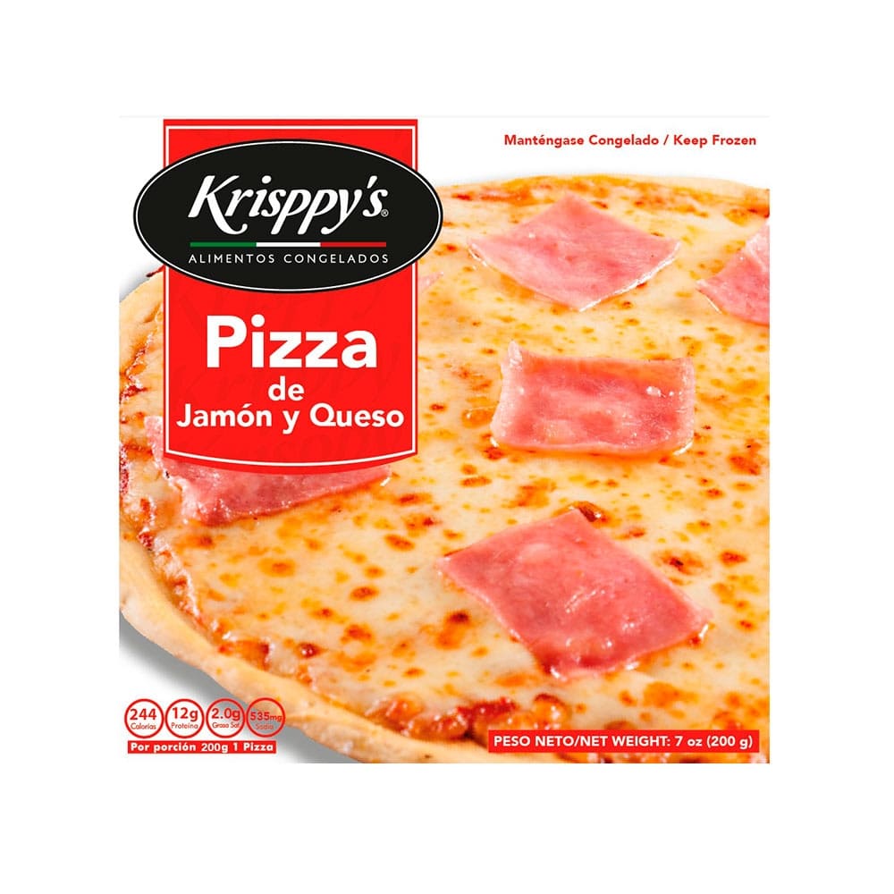 Pizza Jamón Queso Krisppys