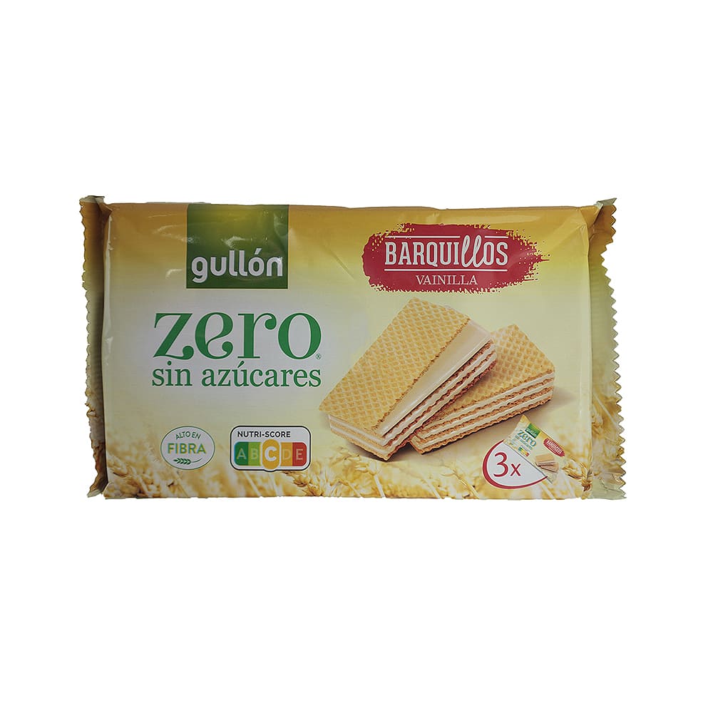Galleta Barquillos Vainilla Sin Azúcar Gullón