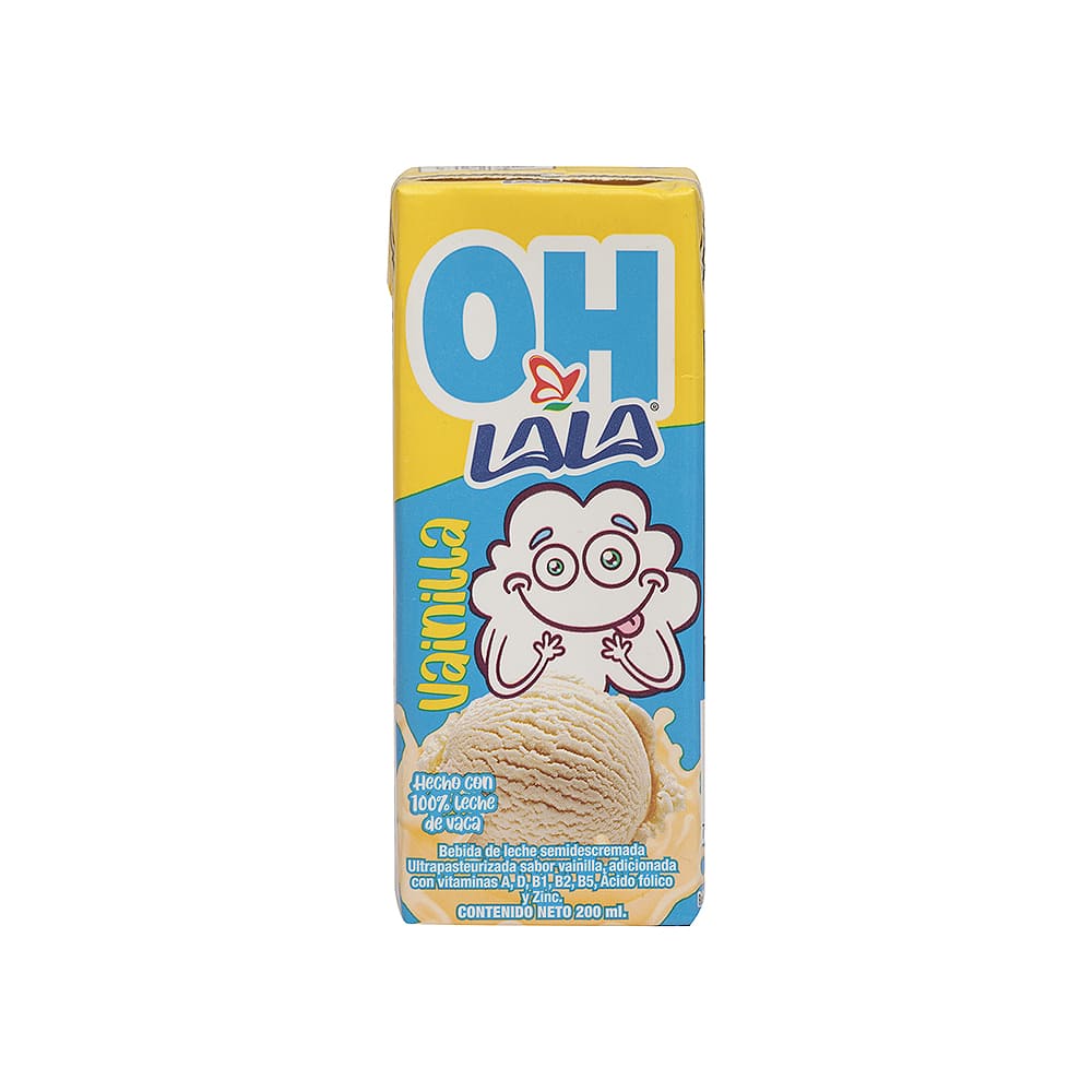 Leche Semidescremada Vainilla Oh Lala