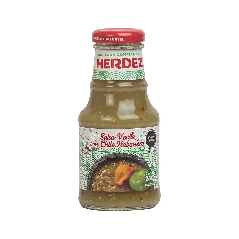 Salsa Picante Habanero Verde Herdez