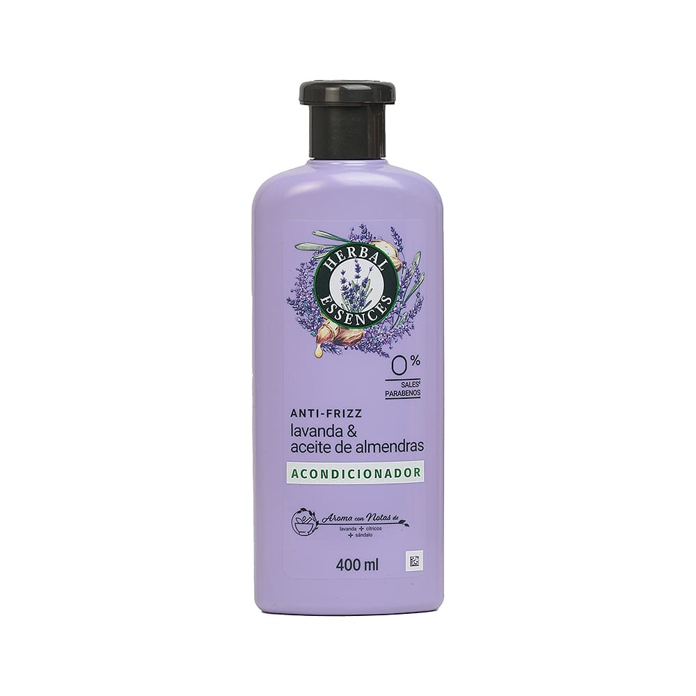 Acondicionador Anti Frizz Lavanda Aceite Almendra Herbal Essences