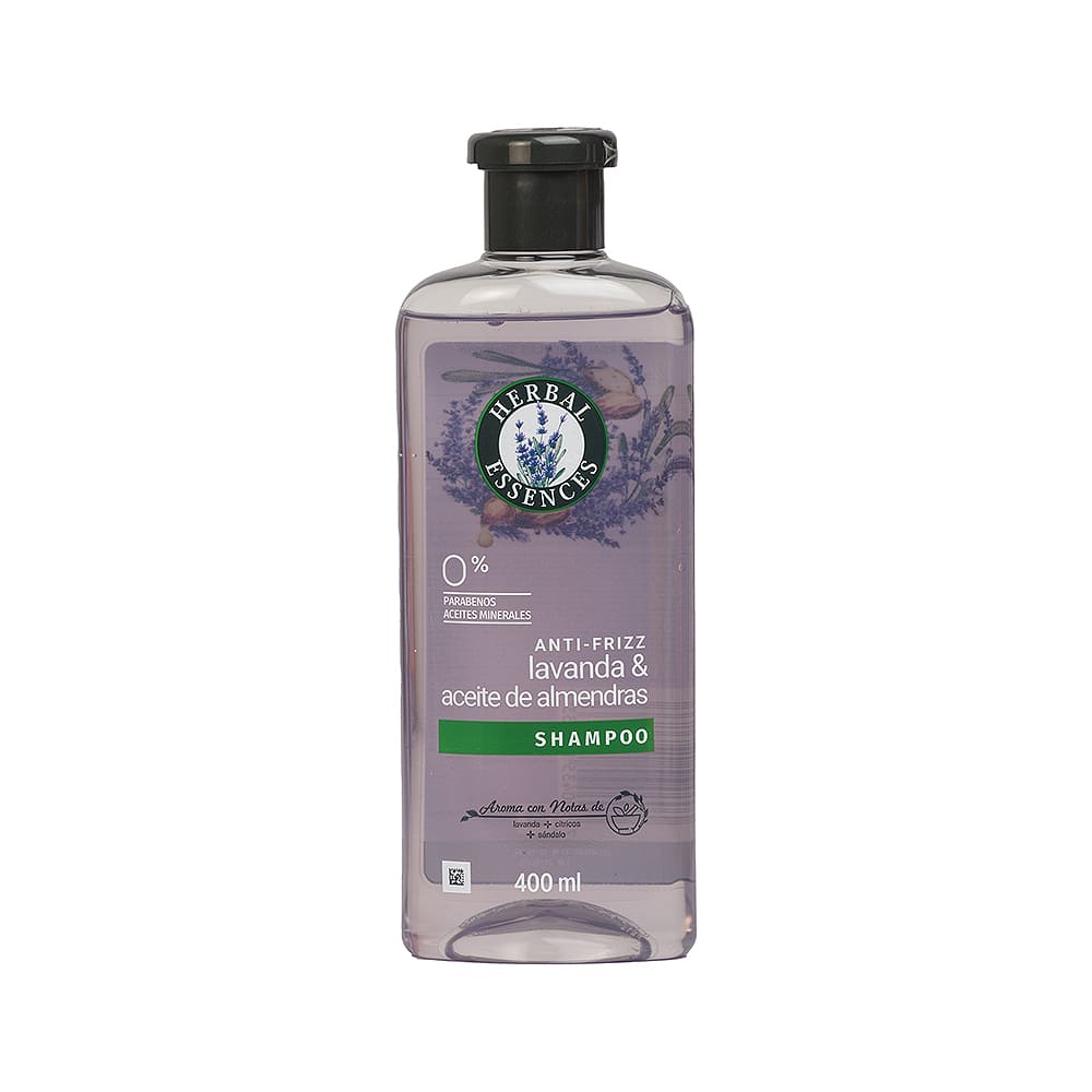 Shampoo Anti Frizz Lavanda Aceite Almendra Herbal Essences
