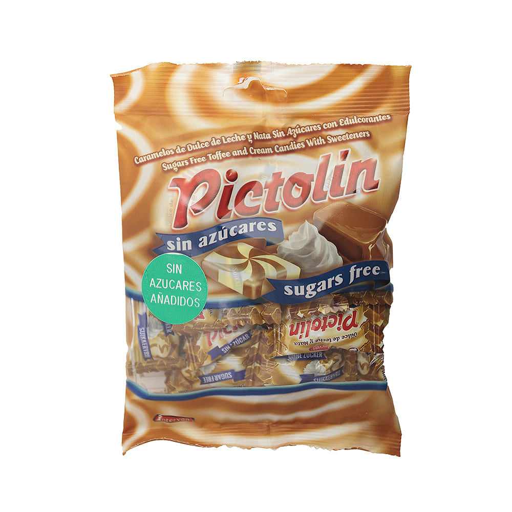 Caramelo Leche Y Nata Sin Azúcar Pictolin