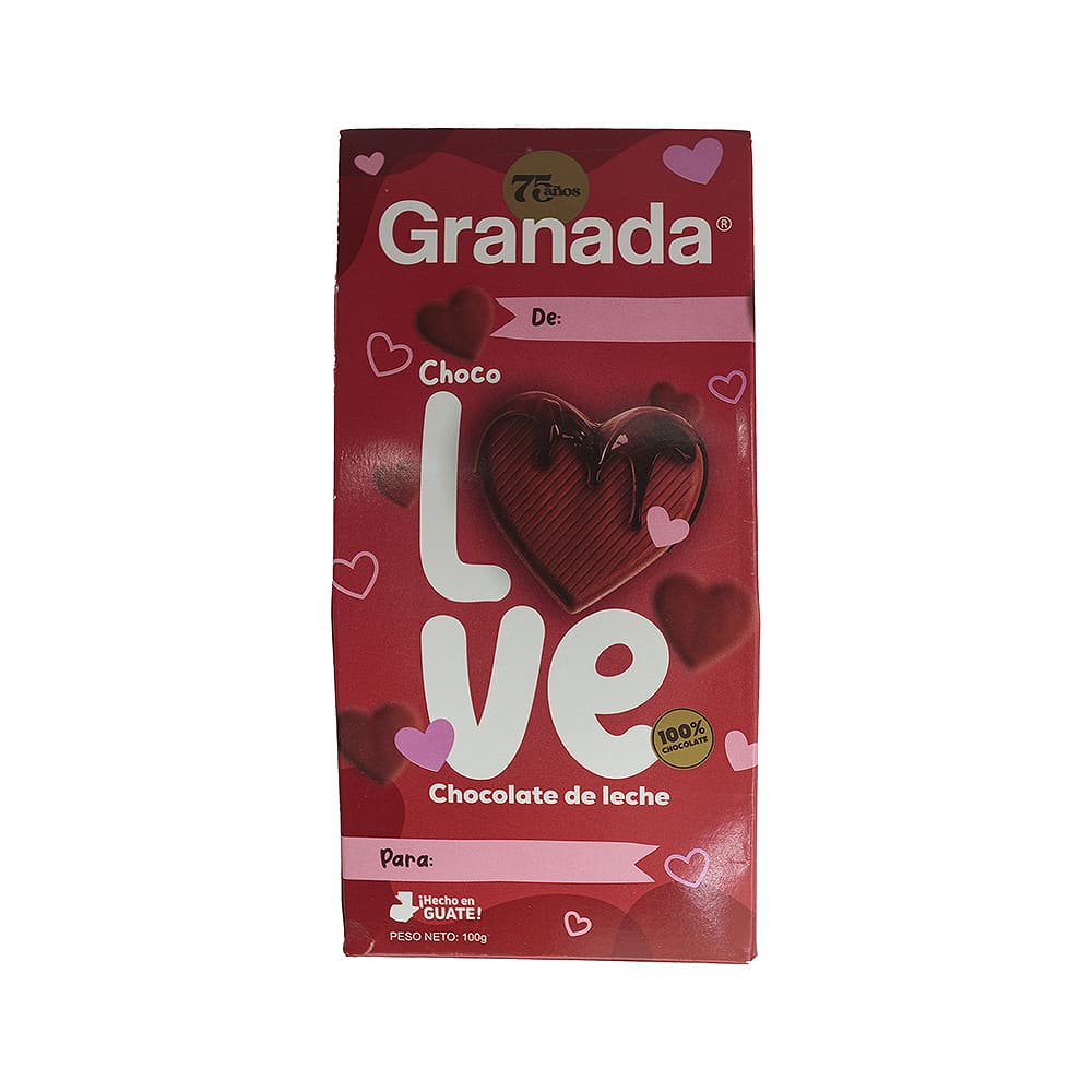 Granada Chocolate Leche Love