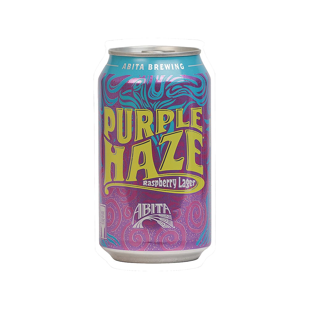 Abita Purple Haze Raspberry Lager Lata