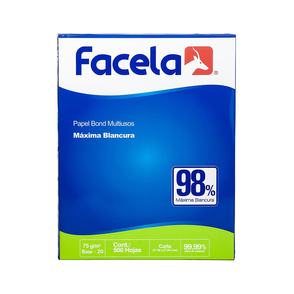 Resma Papel Bond Carta Facela