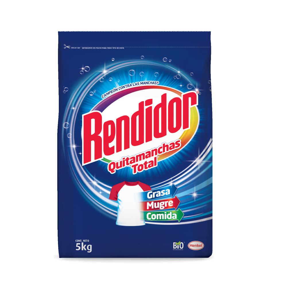 Detergente Polvo Original Quitamanchas Total Rendidor