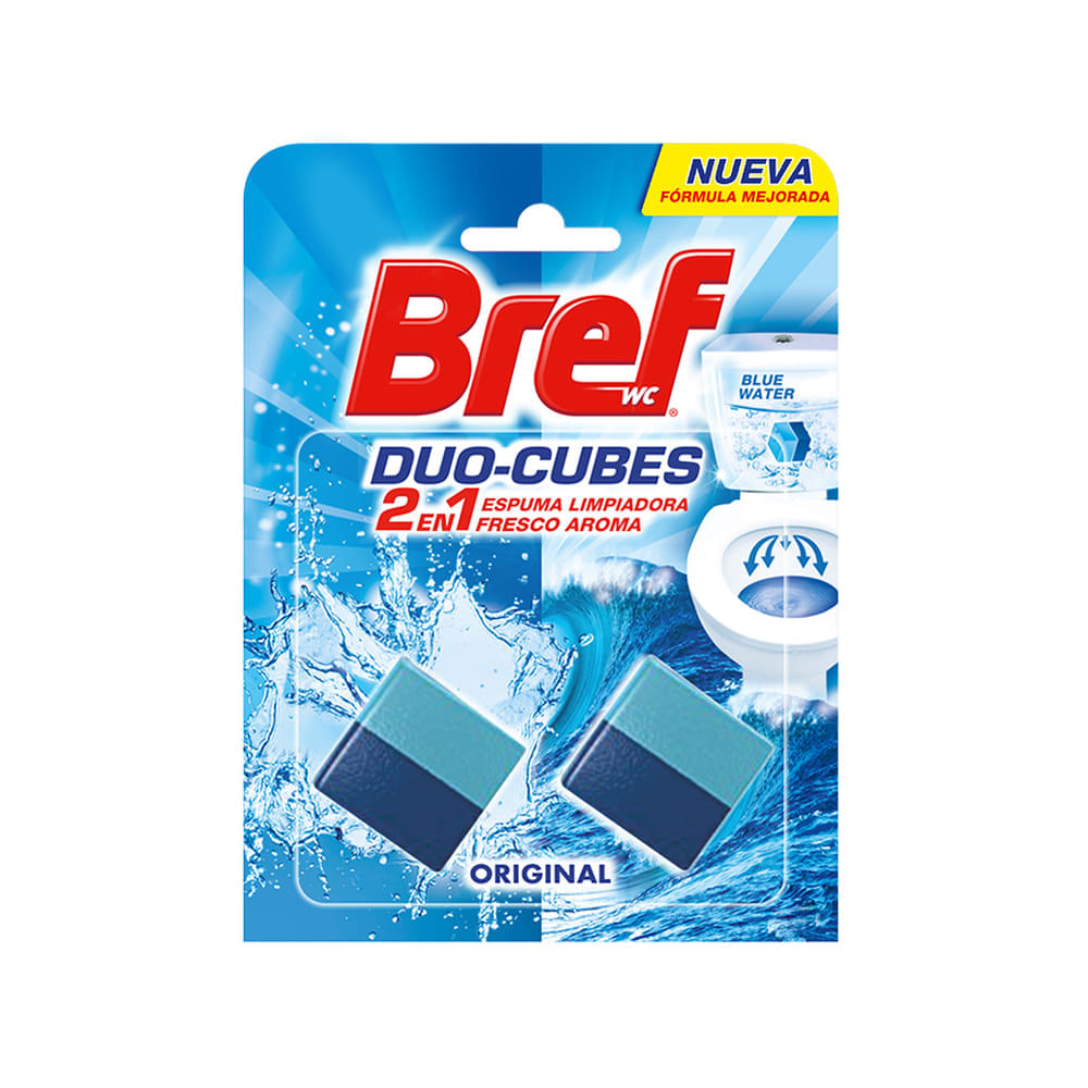 Desinfectante Baño Duo Cubos Original Bref 2 Pack