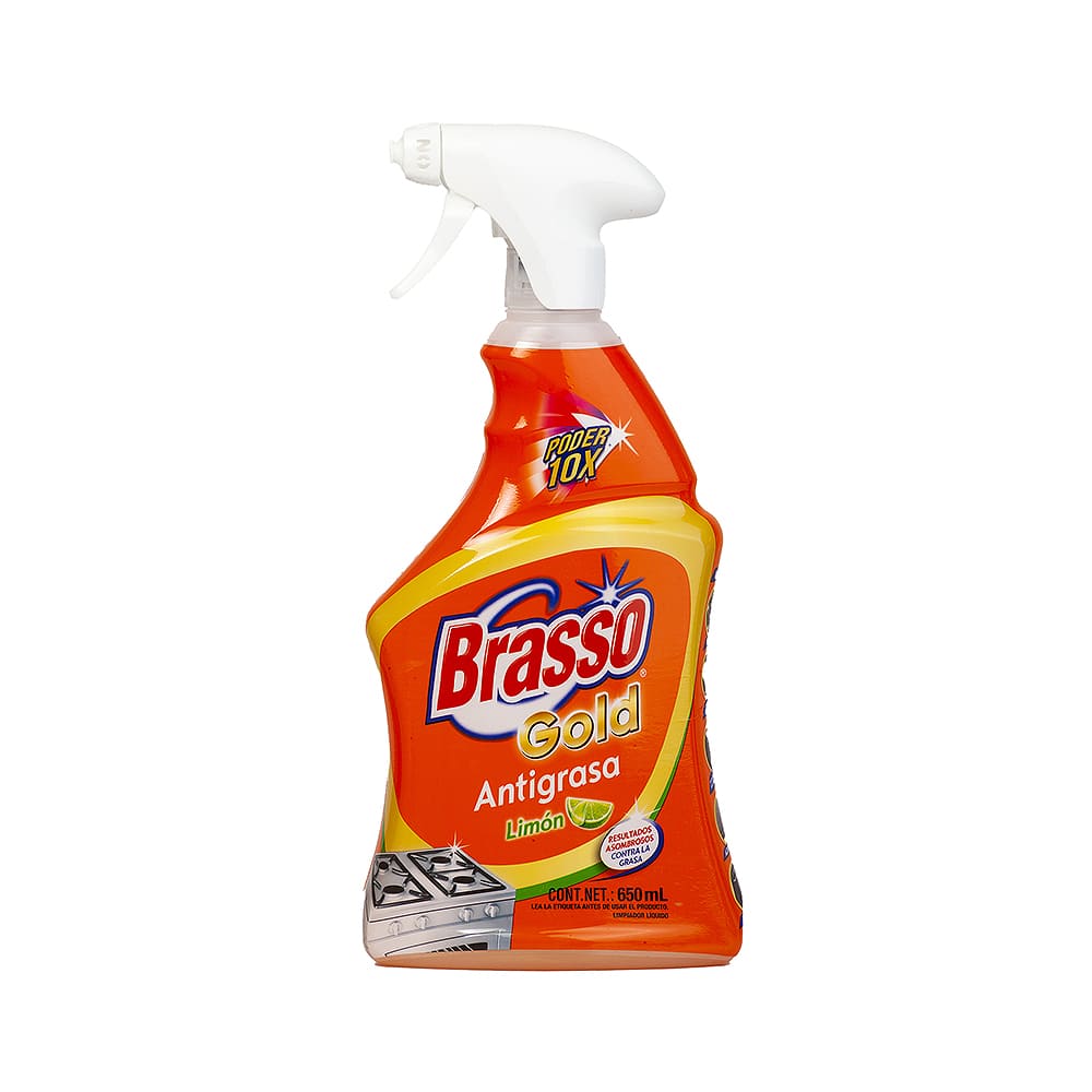 Limpiador Cocina Antigrasa Limón Gold Brasso