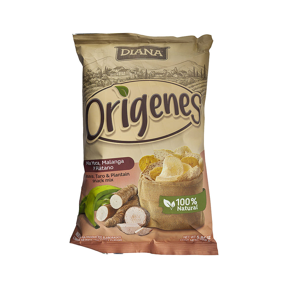 Boquitas Mix Yuca Malanga Plátano Orígenes Diana