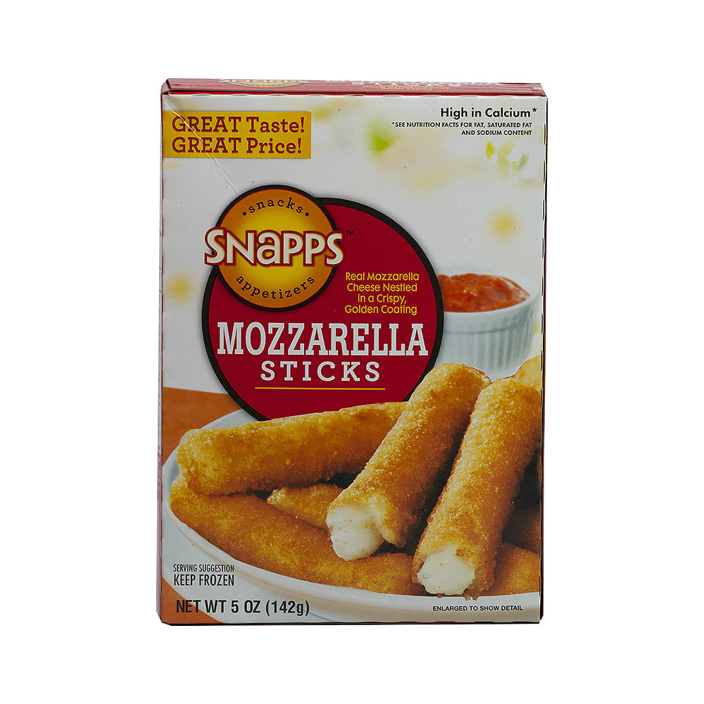 Palos De Mozzarella Empanizados Snapps