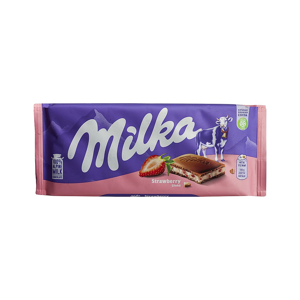 Milka Chocolate Strawberry