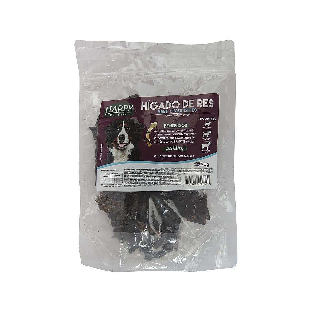 Snack Para Perro Hígado De Res Harpp