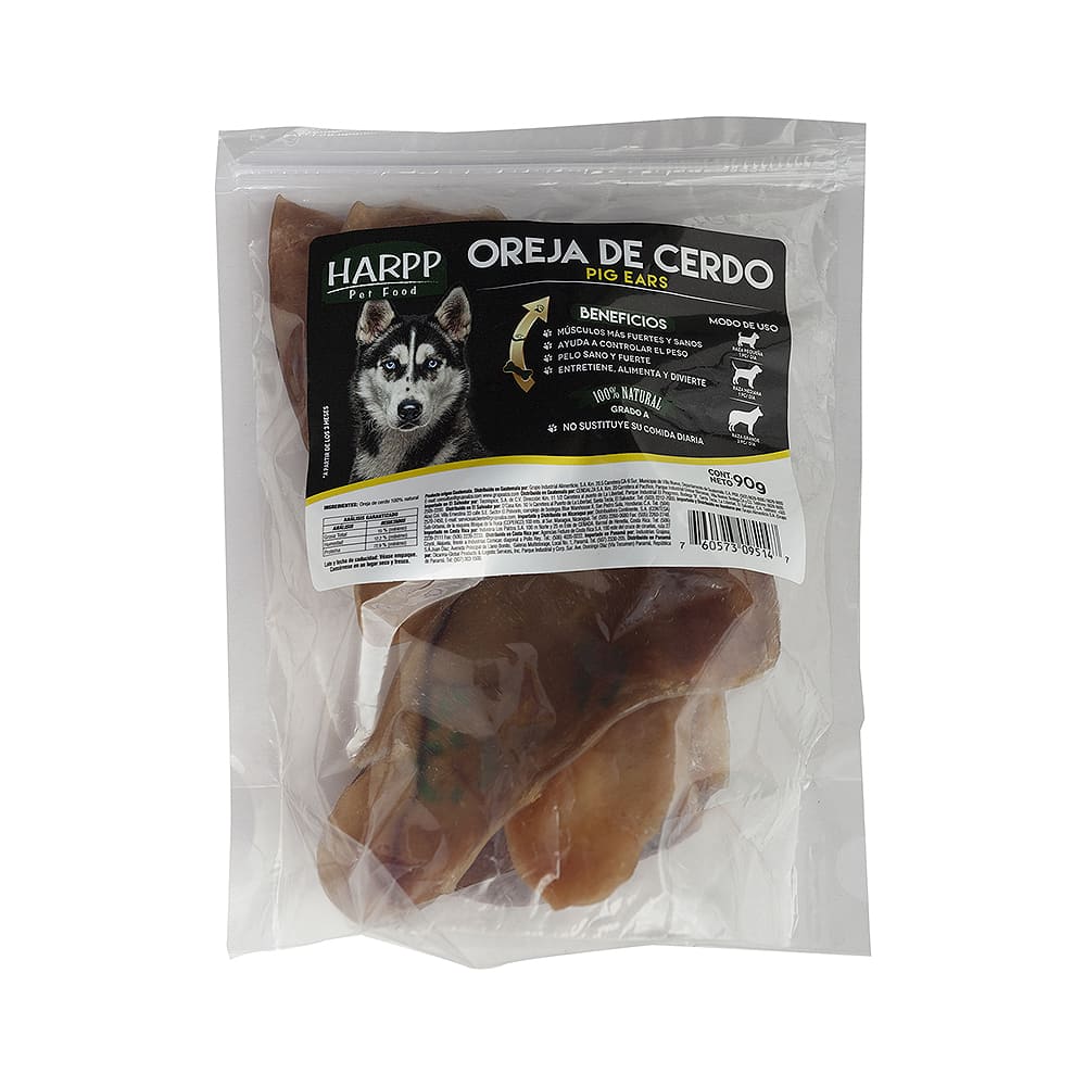 Snack Para Perro Oreja De Cerdo Harpp