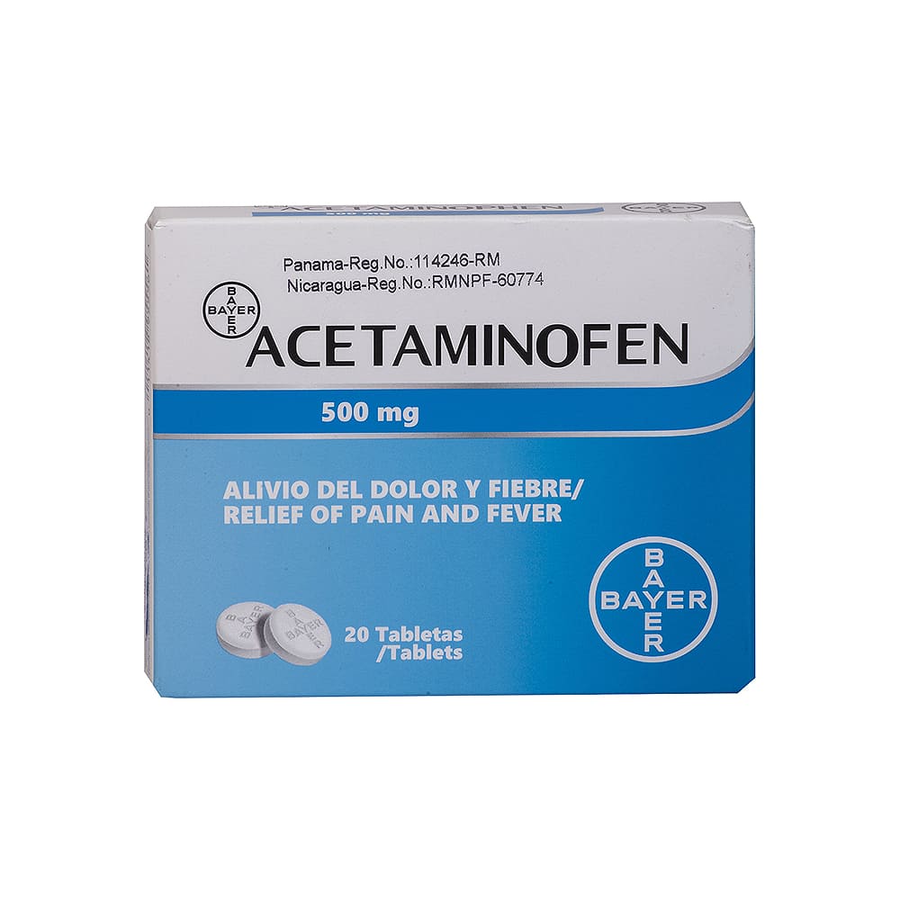 Analgésico Acetaminofen Bayer