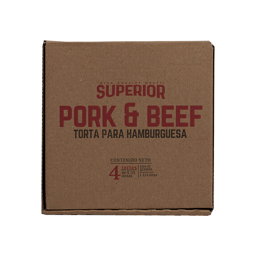 Tortitas Pork & Beef Superior