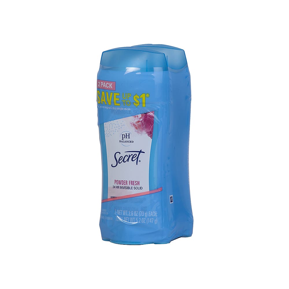 Desodorante Mujer Powder Fresh Secret Barra 2 Pack