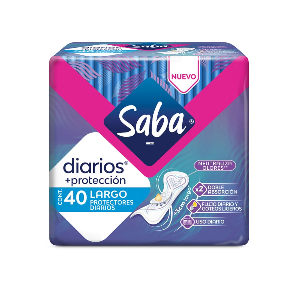 Protectores Diarios Largos Saba