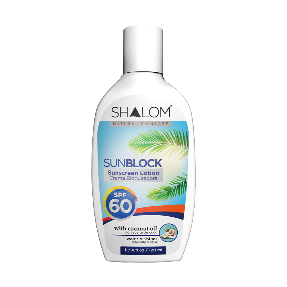 Bloqueador Crema SPF 60 Shalom