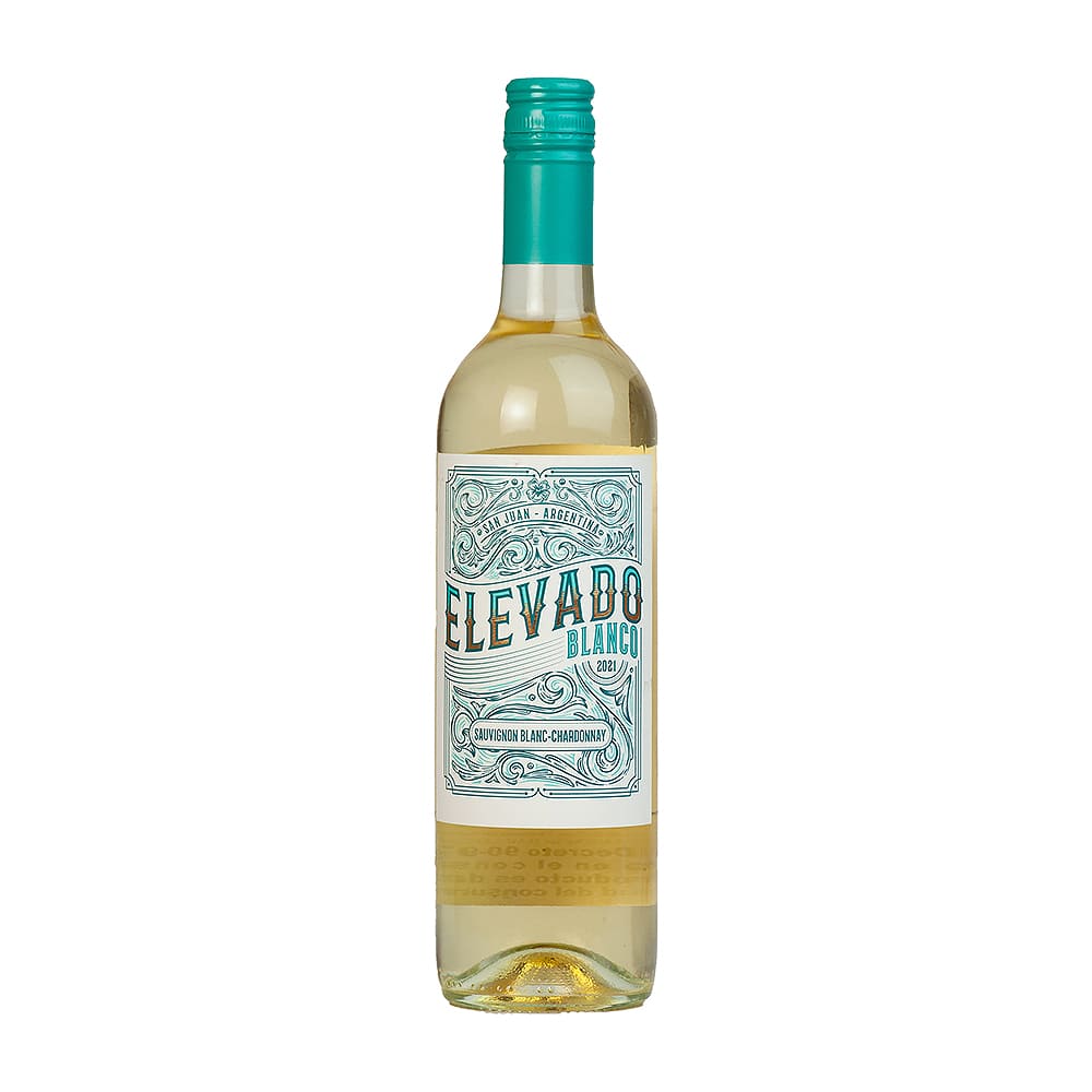 Vino Sauvignon Blanc Chardonnay Elevado