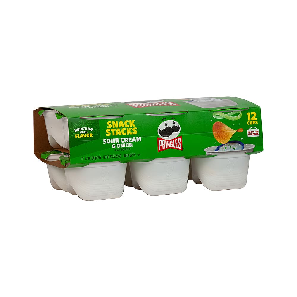 Papalinas Crema Y Cebolla Pringles 12 Pack