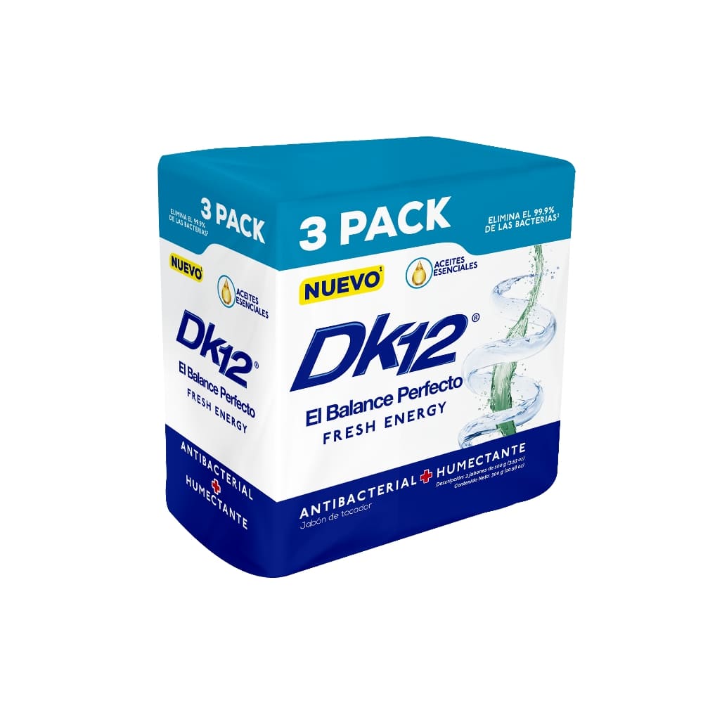 Jabón Pastilla Fresh Energy Dk 12 3 Pack