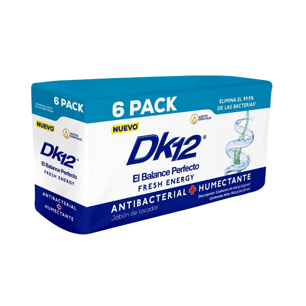 Jabón Pastilla Fresh Energy Dk 12 6 Pack