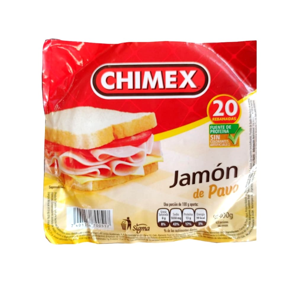 Jamón Pavo Chimex