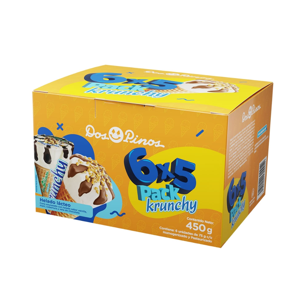 Helado Cono Krunchy Dos Pinos