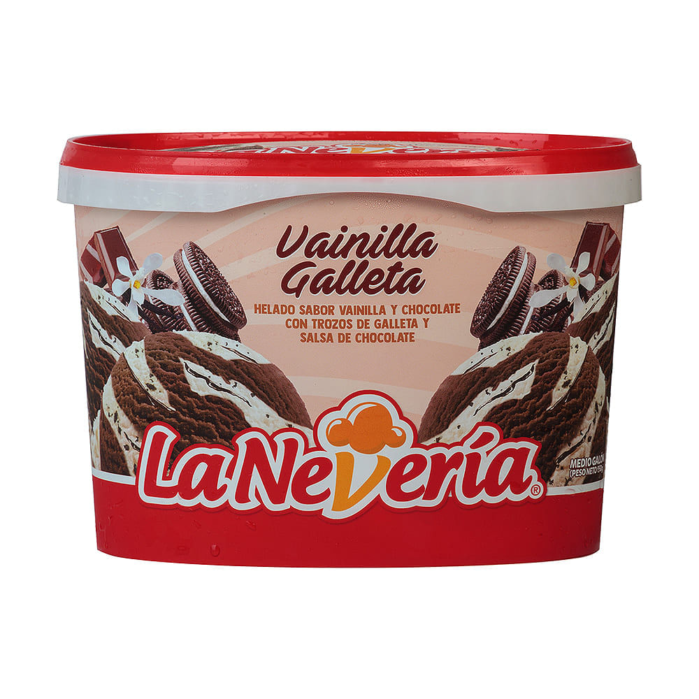 Helado Vainilla Galleta La Nevería
