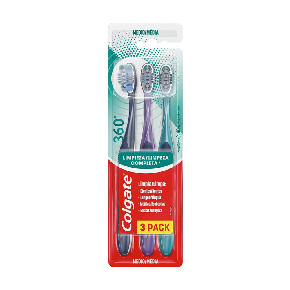 Cepillo Dental 360 Medio Colgate
