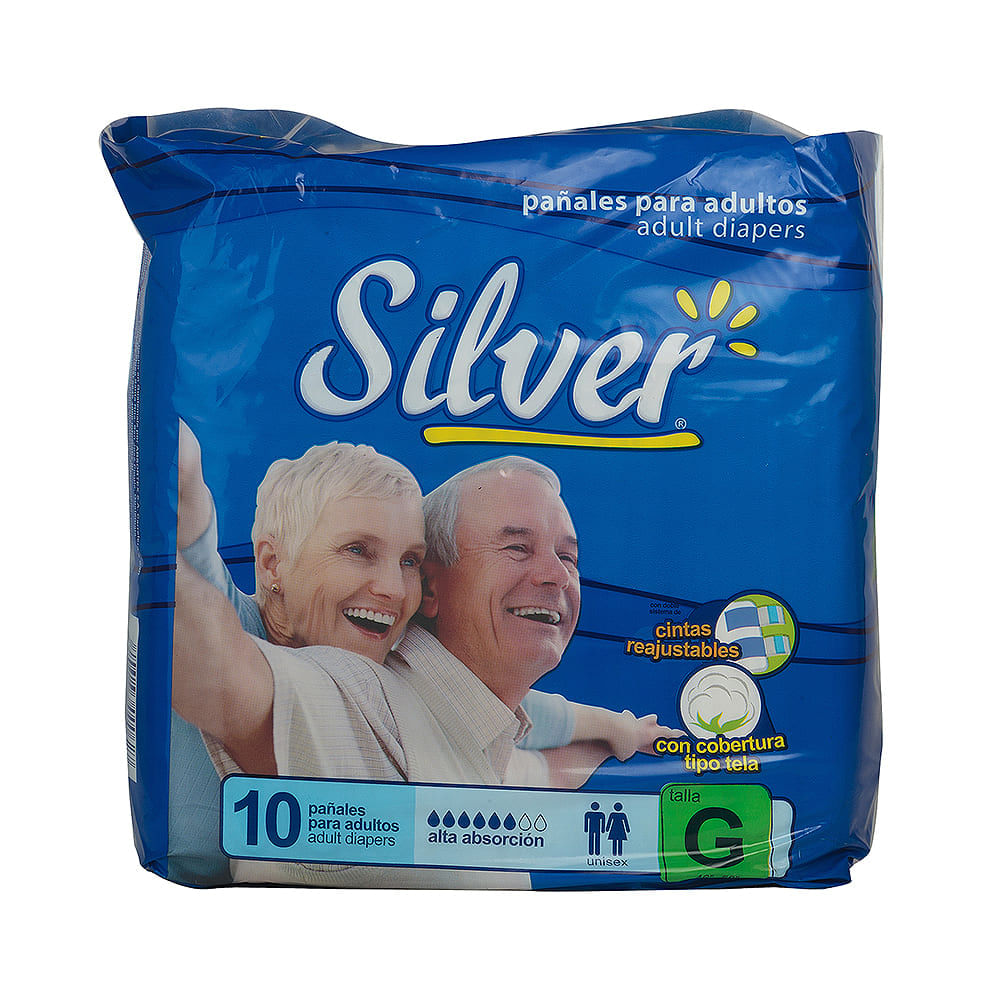 Silver Ropa Pañal Talla G Alta Absorción