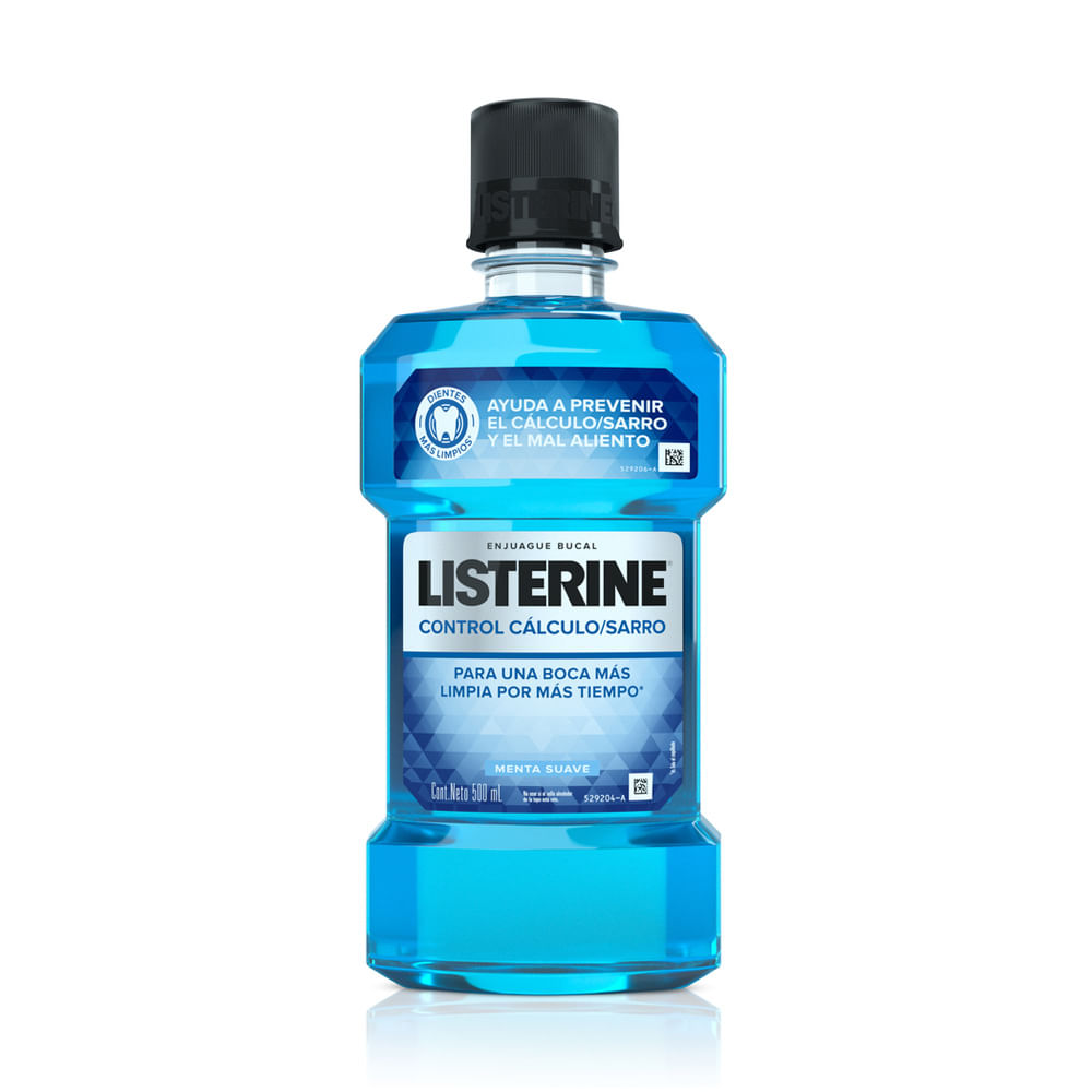 Enjuague Bucal Control Cálculo Sarro Listerine