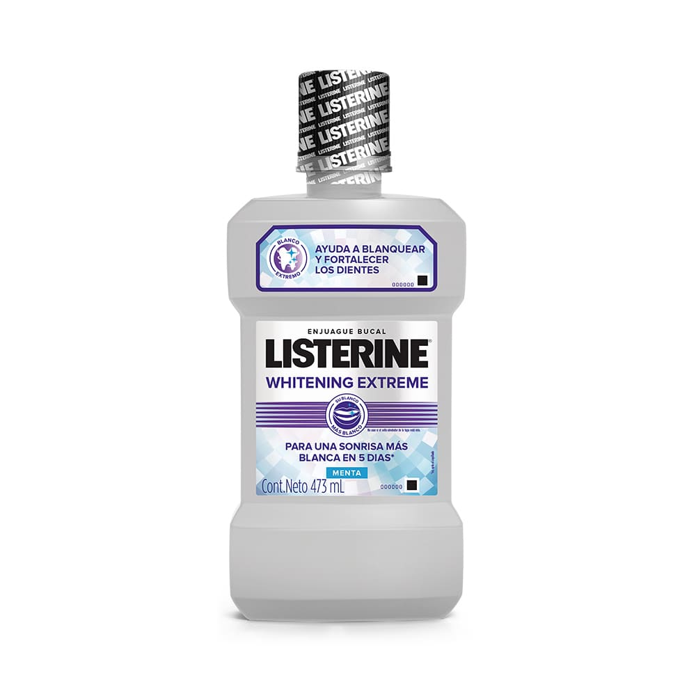 Enjuague Whitening Extreme Menta Listerine