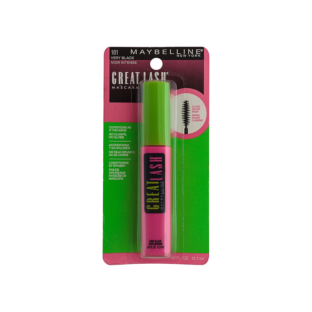 Mascara Pestañas Lash SensationalVery Black No.101 Maybelline