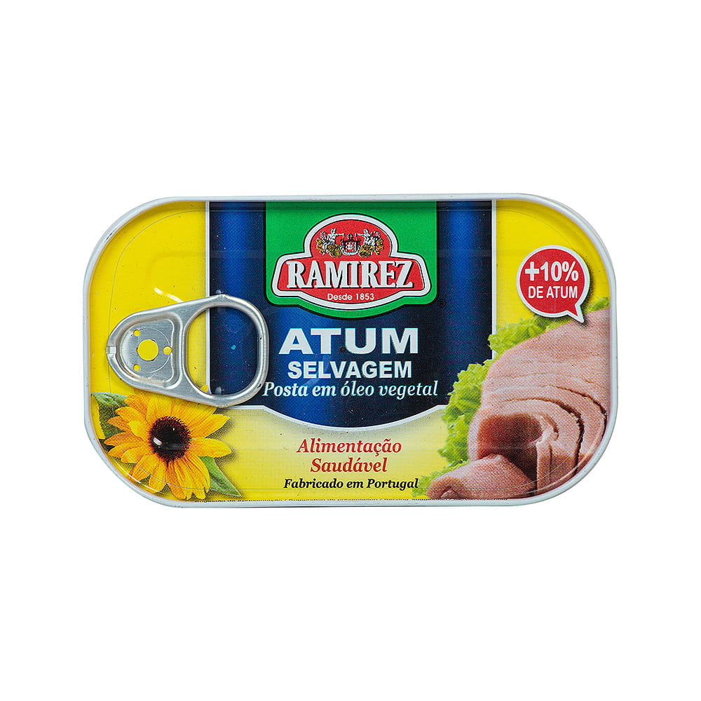 Atún Aceite Oliva Lomo Trozos Salvaje Vegetales Ramirez