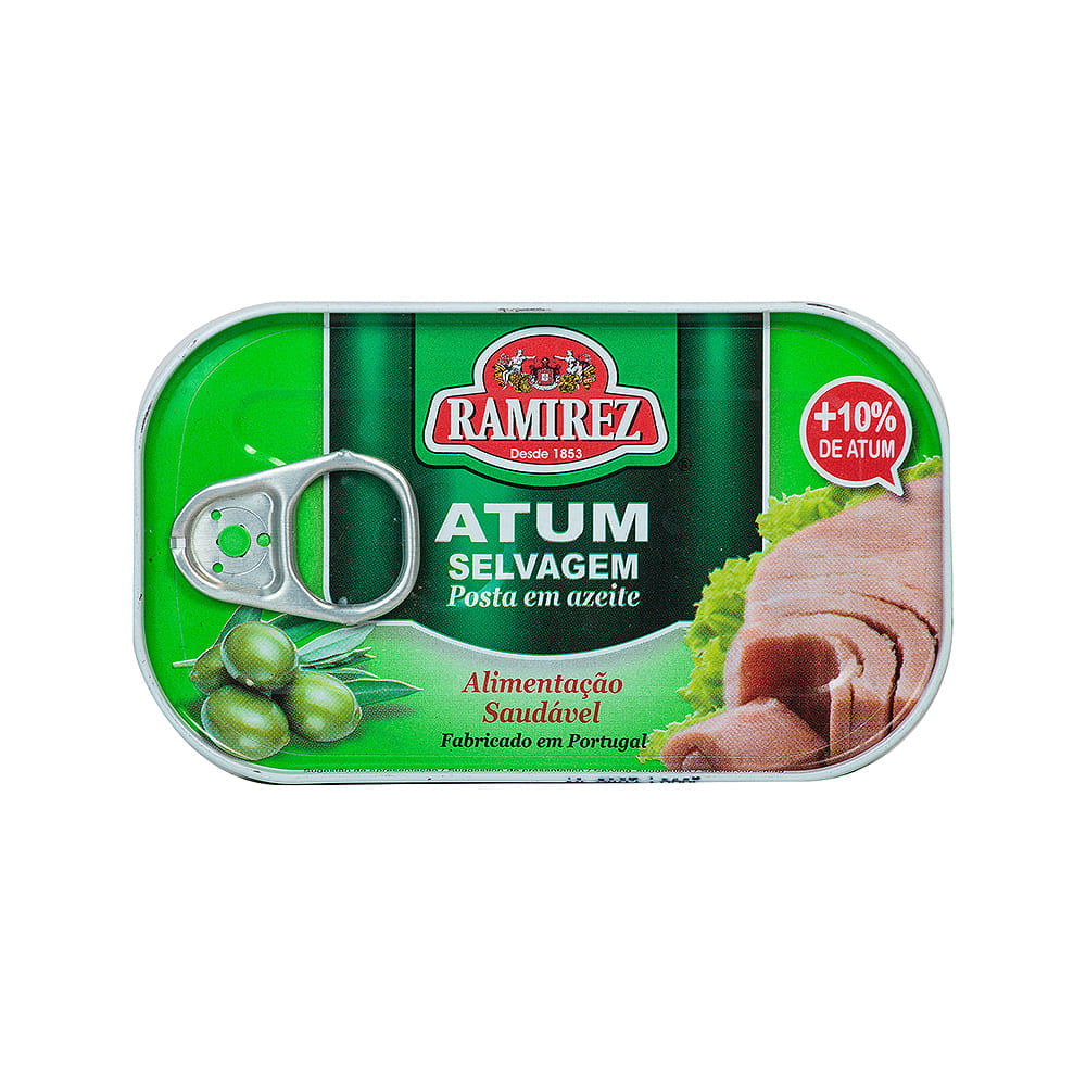 Atún Aceite Oliva Lomo Trozos Salvaje Ramirez