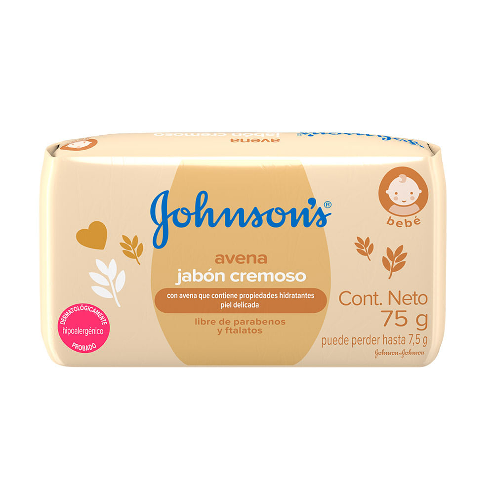 Jabón Johnsons Baby Avena 75 g