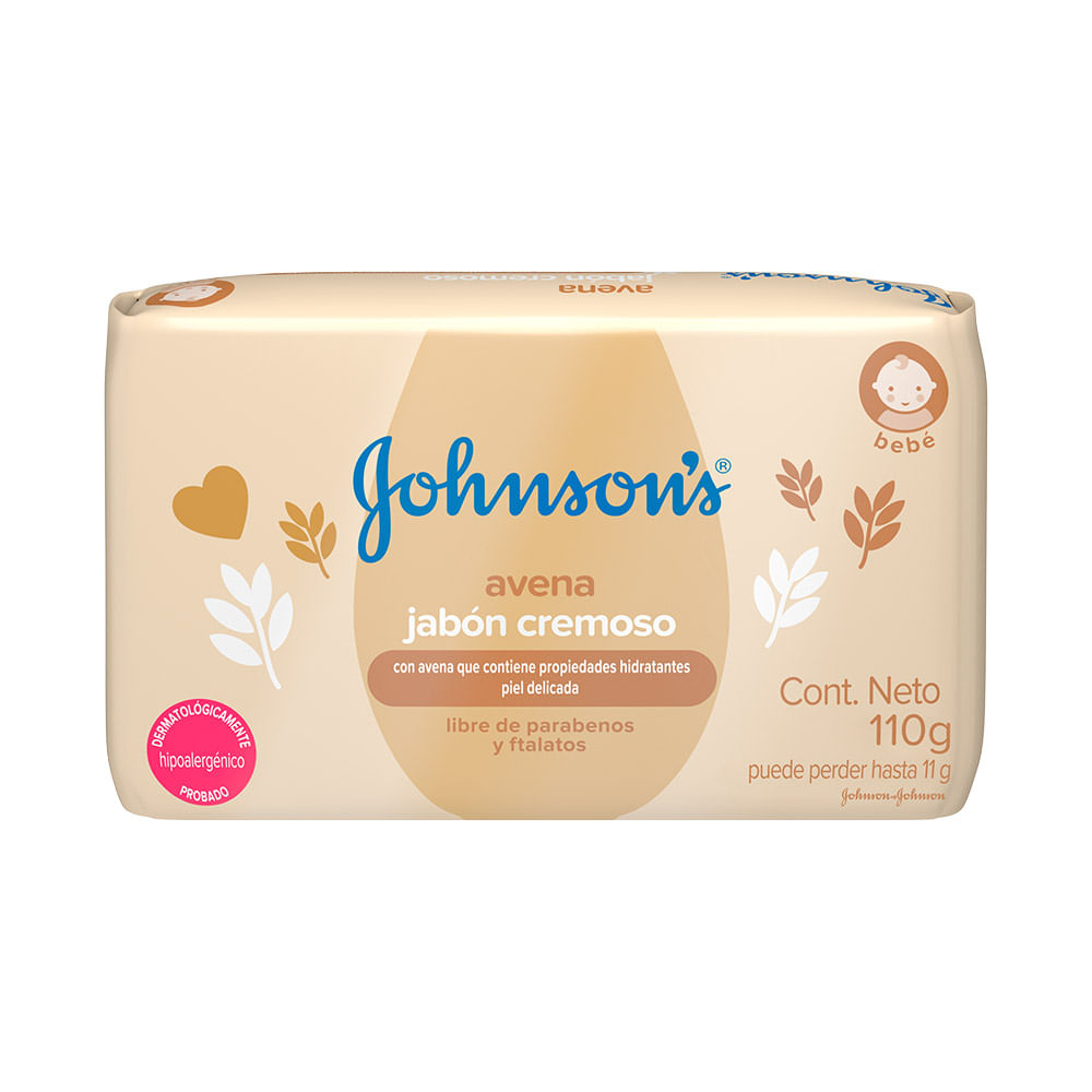 Jabón Pastilla Avena Johnsons Baby