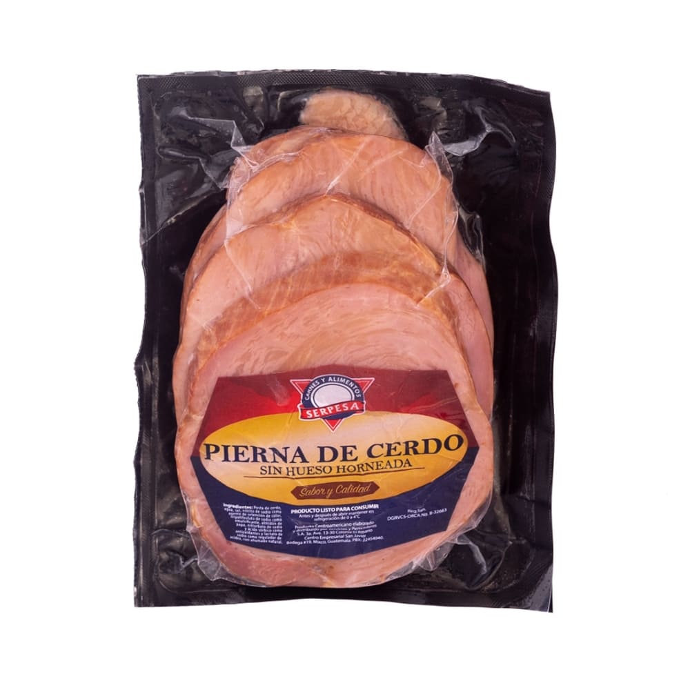 Pierna Horneada Sin Hueso Serpesa 1.50Lb. Aprox. Bandeja