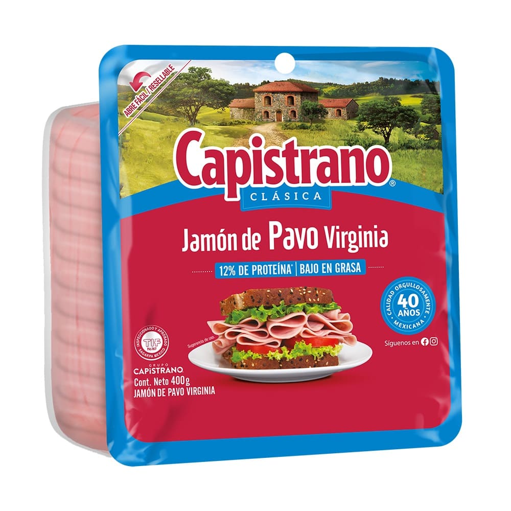 Jamón Pavo Virginia Capristrano