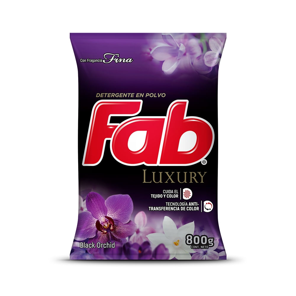 Detergente Polvo Luxury Black Orchid Fab