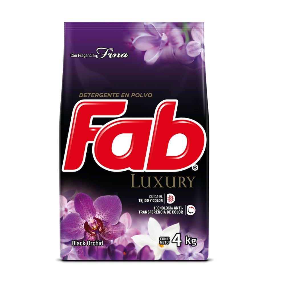 Detergente Polvo Luxury Black Orchid Fab